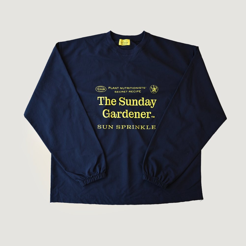 [더선데이가드너] THE SUNDAY GARDENER 로고 나일론 스트링 스웻 셔츠